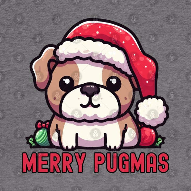 Pugmas Christmas Santa Dog by Japanese Fever